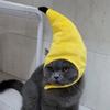 Yousheng Pet Cap Fastener Tape Dress-up Soft Pet Cats Dogs Banana Beanie Cap for Festival