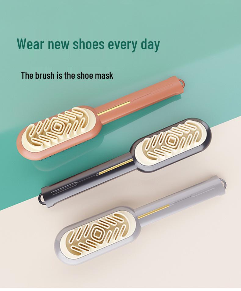 Deerskin Natural Rubber Shoe Brush & Eraser for Suede, Nubuck, Velvet, Leather & Sports Shoes - Stain Removal & Cleaning Tool белый/золотой