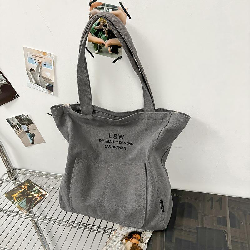 Large Capacity Personalized Bag Women 2025 New Student Class Handbag Trendy Leisure Shoulder Commuter Tote Bag