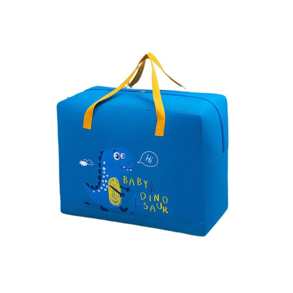 

Zipper Kindergarten Quilt Storage Bag Moisture-proof Clothes Moving Bag Cute Luggage Bag Blanket M