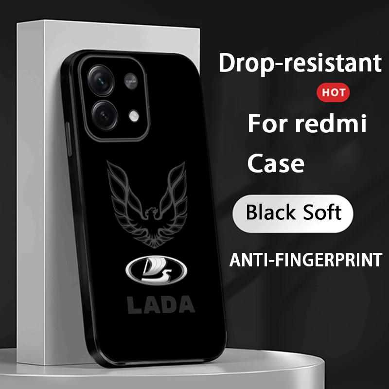 

Cool car L-la-Da fashion logo design Phone Case For Redmi Note 14 13 12 11 Pro Plus S 5G 14C A3 Soft Black Phone Cover Redmi Note 11 Pro 4G