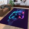 "Colorful Gaming Controller Print Carpet for Bedroom Decoration" Suitable for Use As an Anti-slip for Living Room Bedroom Sofas
