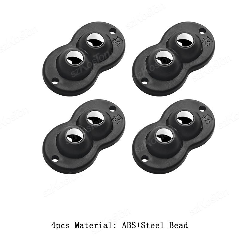 1pcs/Set Self-Adhesive Rollers For Furniture Universal Pulley Rotating Wheels Swivel Caster Wheel Roller for Box Skate Cabinet