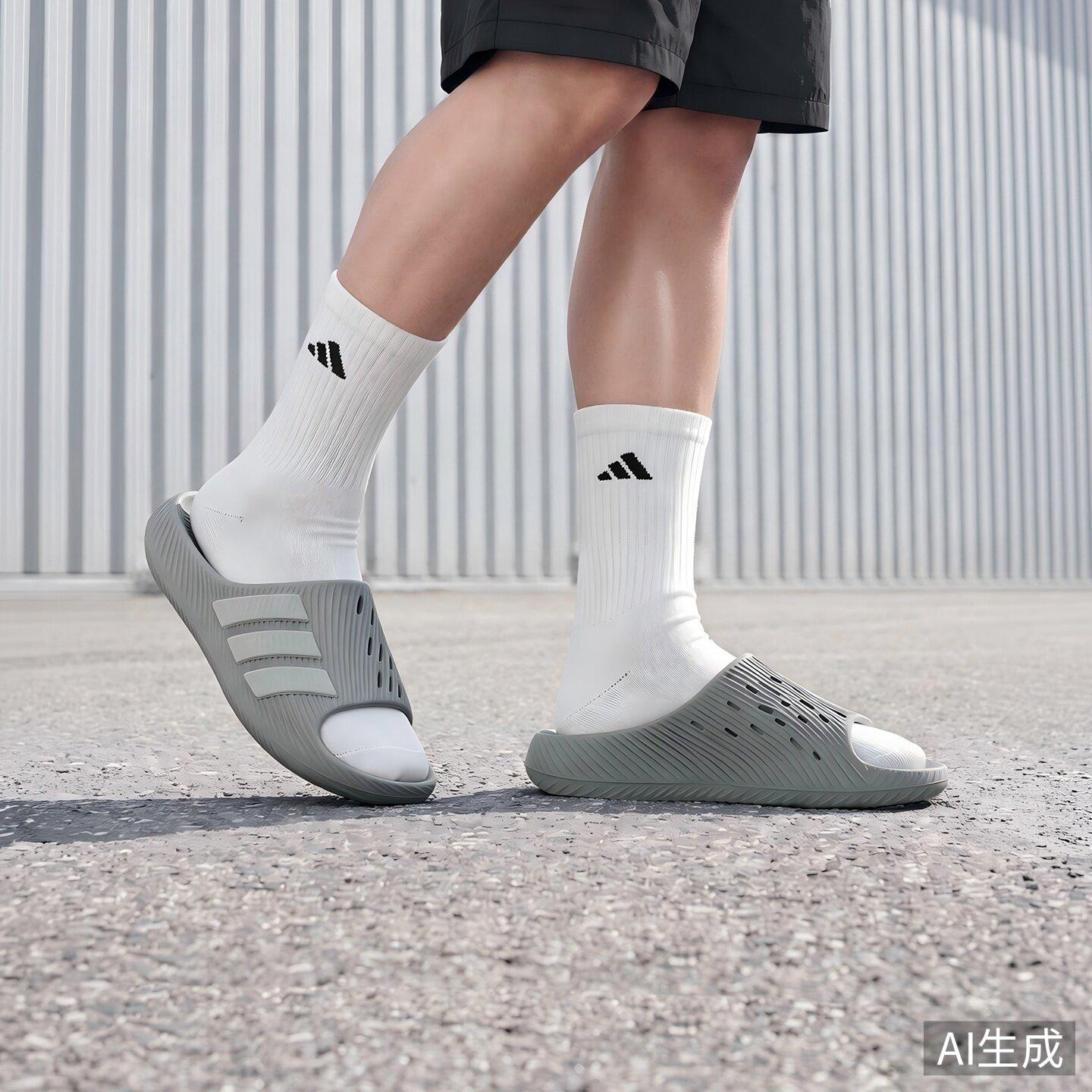 Мужские шлепанцы Adidas Purechill с амортизирующей подошвой 38