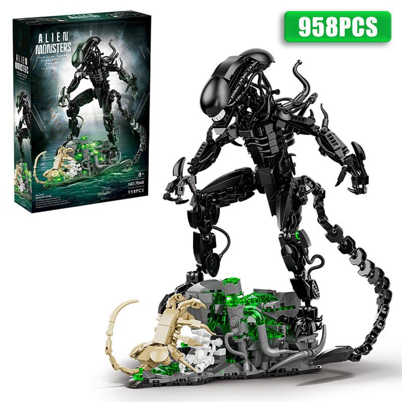 Creative Expert Alien Monster Robot Building Blocks Technical Mechanical Alien Beasts MOC Assembly Bricks Toys For Children Gift