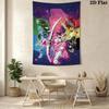 Power Rangers Ultimate Teamup Tapestry Wallmounted Background Cloth Soft Atmospheric Background Cloth Work Of Art