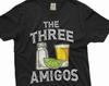 Funny Cinco De Mayo T-shirt Three Amigos Salt Tequila Lemon Party Tee Shirt Gift Holiday Funny Shirt
