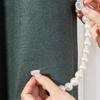 Attache Rideau Clip Crochets Suspendus Perle Mode Chambre Salon Mur Draperie Élégantes Embrasses Retenue