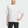 adidas Aeroready Solid Logo Outdoor Quick-Dry Short Sleeve T-Shirt Women Tops White IX0115