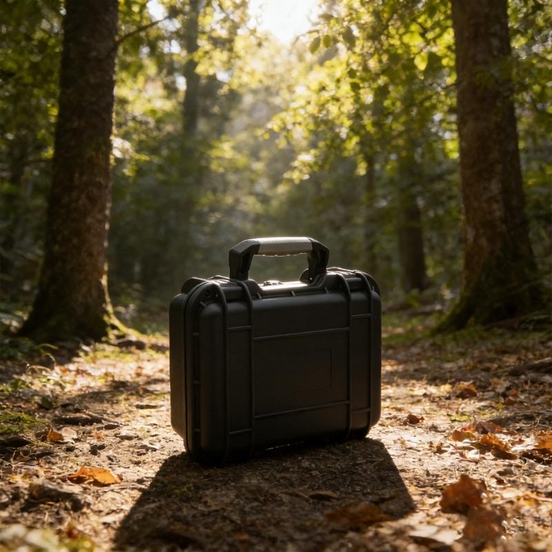 Professional Grade Waterproof Dustproof Protective Tool Box Featuring Carry Handle and Custom Compartments for Secure Storage