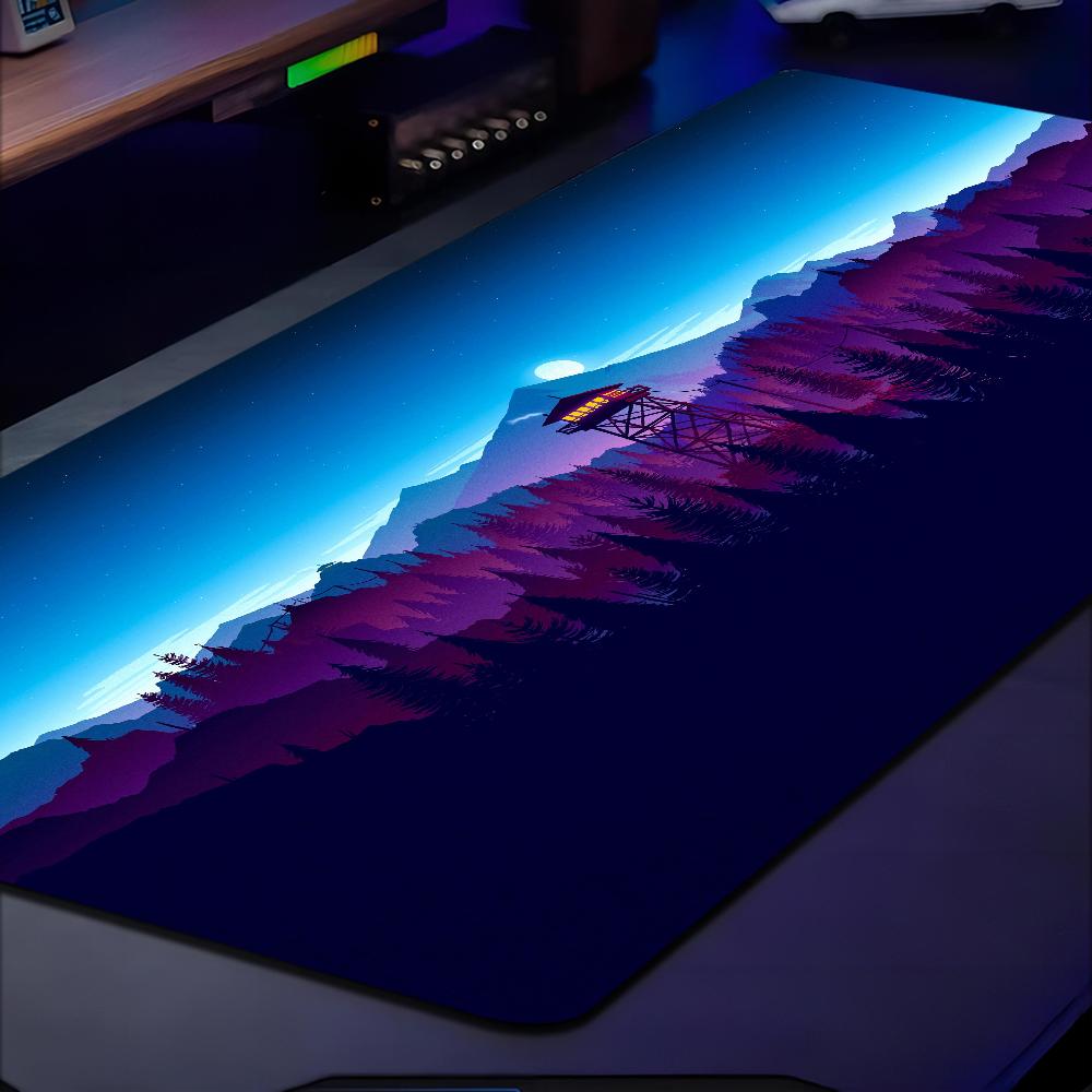 Deep Forest Firewatch Mousepad Boy Pad Natural Rubber Gaming Mousepad Desk Mat Size For Gameing World Of Tanks CS GO Zelda