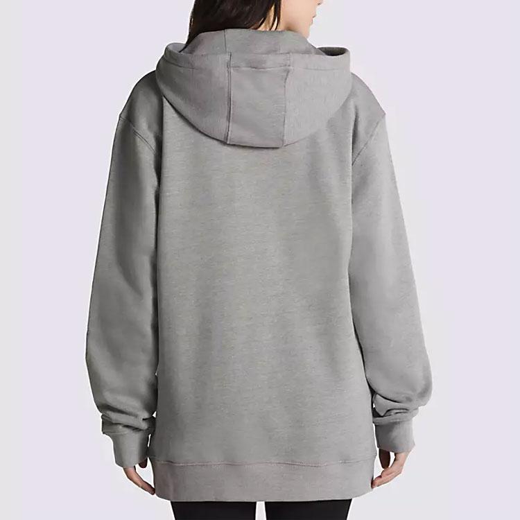 Vans American Vintage Letter Print Hooded Long Sleeve Loose Sweatshirt Unisex sweatshirt Gray VN0A456BADY