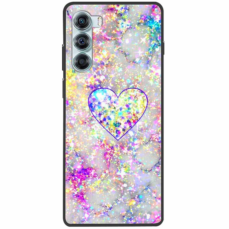 Cool Soft Cover For Moto G200 5G Case G 200 Silicone Black Protective Cases For Motorola Moto G200 5G Cover for MotoG200 Cute