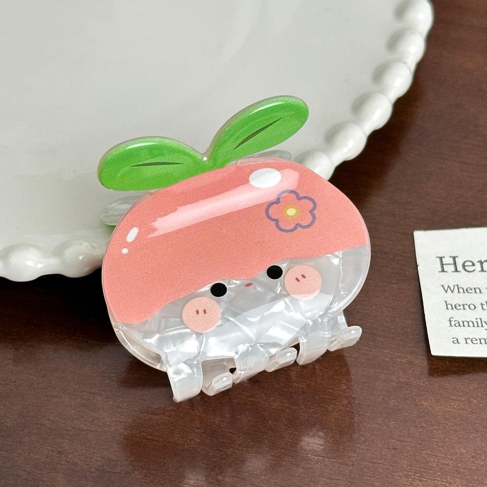 

Sweet Small Shark Clip Cute Acetic Acid Claw Clip Creative Vegetable Hair Clip Headwear Style3