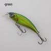60mm 5g Vibrating Sinking Minnow Lure with Treble Hook for Bass and Asp Fishing