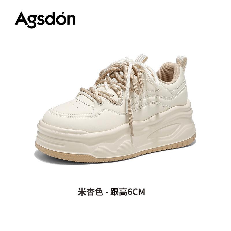 Augustine platform new spring tall small casual board shoes muffin sports shoes