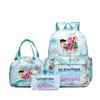 Witch Hunter Three-Piece Backpack Girl Digital Printing Elementary School Bag Large Capacity Backpack