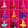 Vestido Profissional de Dança Latina para Meninas Roupas de Dança de Salão Salsa para Crianças Roupas para Competições Infantis Roupas de Palco Latinas