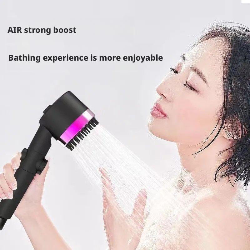 Spray Pressurized Shower Hair Dryer Nozzle Ultra-high Pressure Shower Head Massage Bathroom Yuba Bath Shower Head