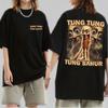 Funny Baseball Bat Meme TShirt Tung Tung Tung Sahur Graphic Print Soft Cotton Tee Streetwear Humor SXXXL