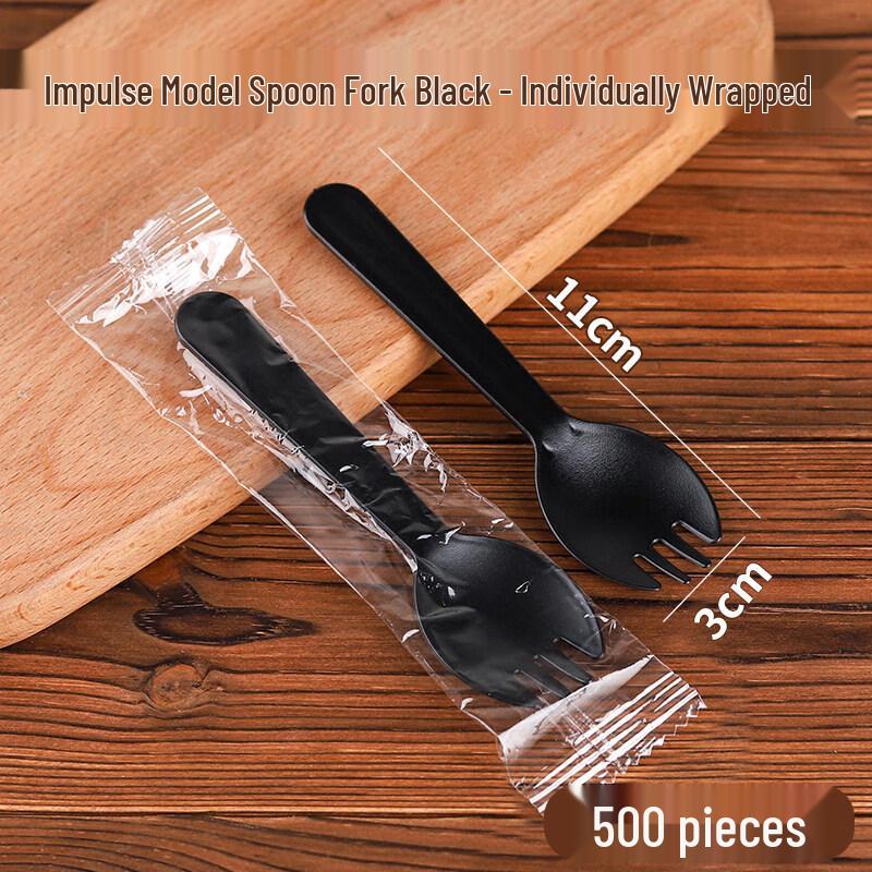 Qiwei Disposable Plastic Fork Spoon