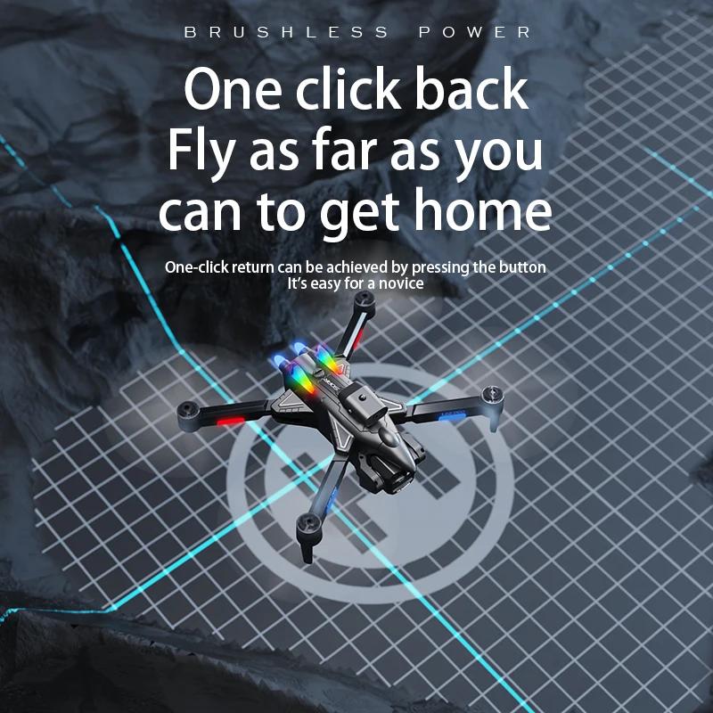 2025 New L22 PRO Drone 8K HD Professional Triple Camera Brushless Obstacle Avoidance Optical Flow Foldable RC Dron Toys Gifts