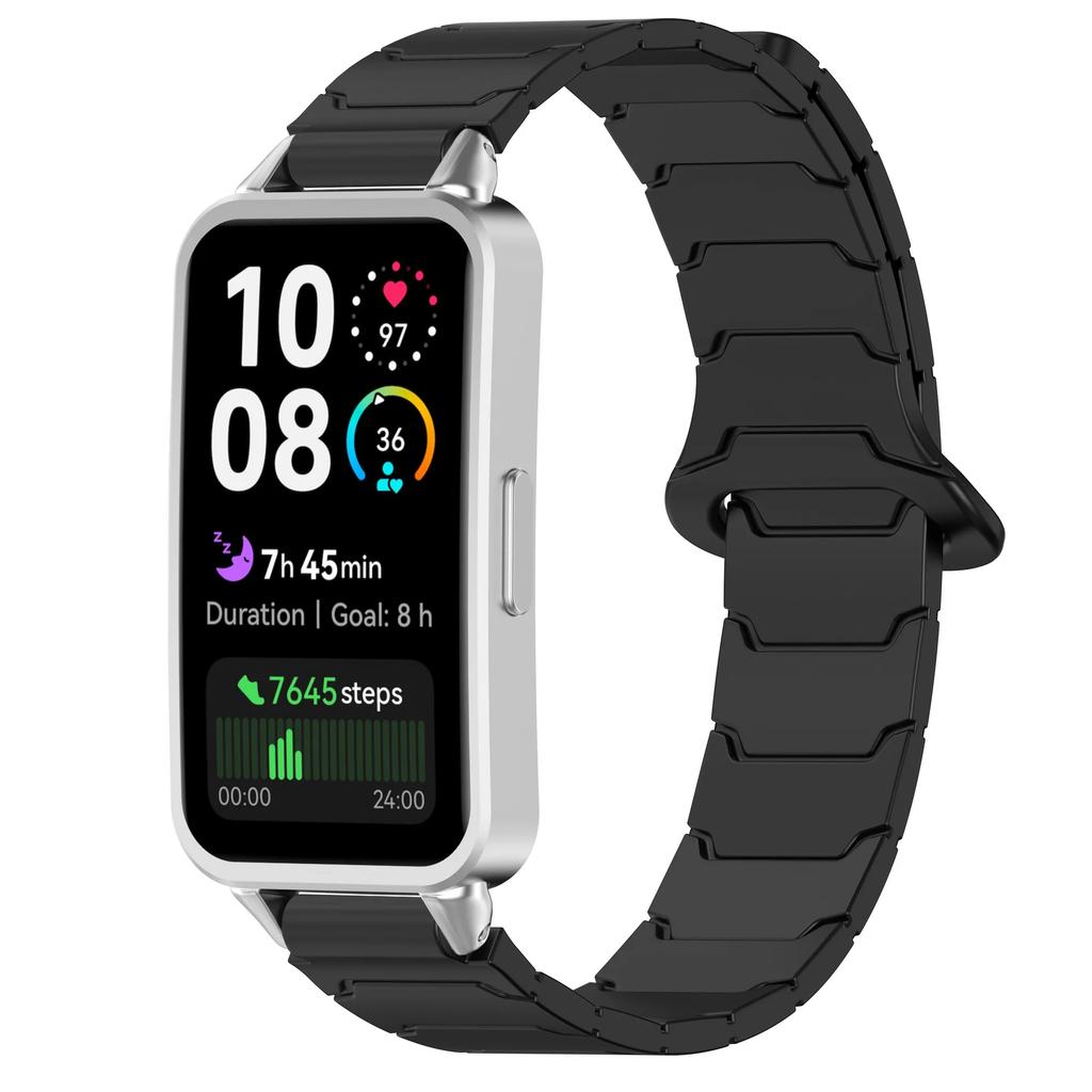 Magnetic Band For Huawei Watch 10/9/8 Sport Strap For Huawei Band 8/9/10 Smartwatch Women Men Silicone Bracelet