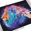Volle quadratische/runde Diamantmalerei Tier Löwe Strasssteine ​​5D DIY Diamantstickerei Verkauf Sternenhimmel Mosaik Wandkunst