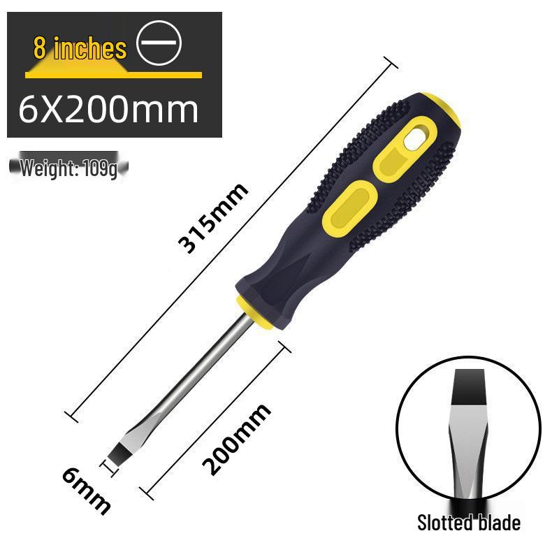 Gourd Pattern Magnetic Phillips & Flathead Screwdriver Set