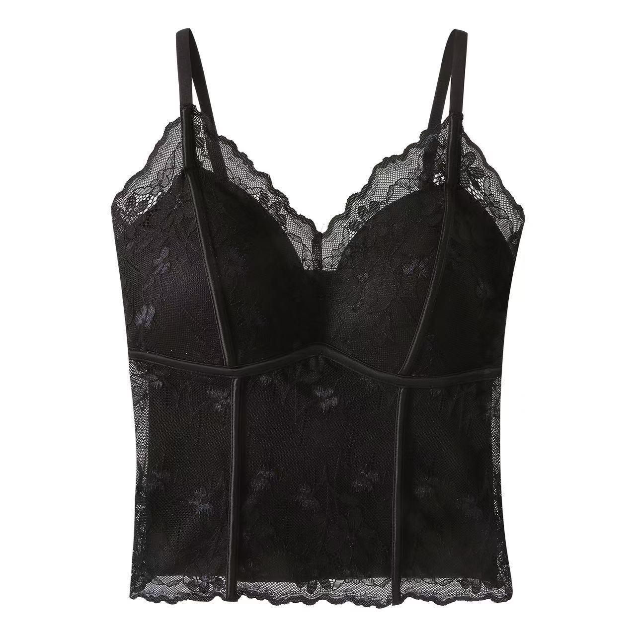 

Women s Seamless Slimming Lace Camisole with Padding XL [52-65 kg]