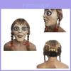 Máscara de Halloween Annabelle Terror Látex Cosplay Adereços de Chapelaria Fantasia Assustadora