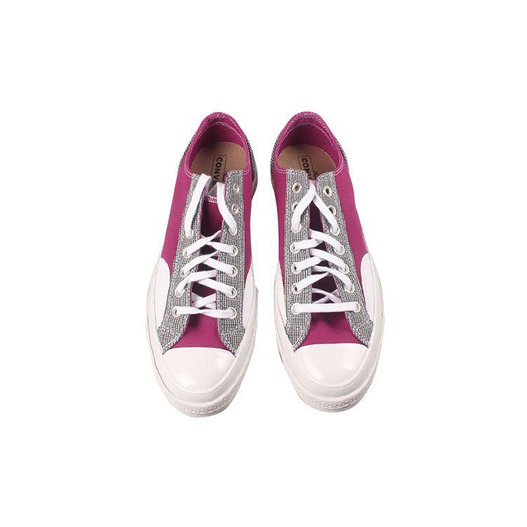 Converse 1970s Chuck Ox Cactus Retro Versatile Low-Top Canvas Shoes Unisex Sneaker Purple White 168699C