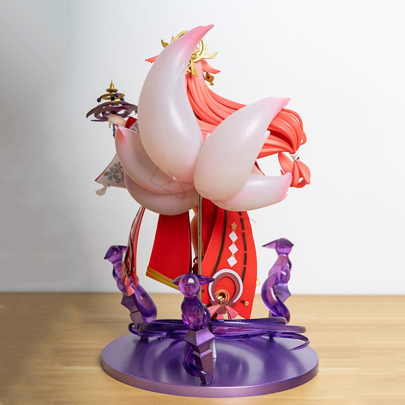 24cm Genshin Impact Yae Miko GK PVC Action Figure Anime Figure Model Toys Collection Doll Gift