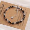 VENTFILLE 925 Sterling Silver Star Love Heart Pendant Round Bead Pearl Bracelet For Girls Sweet Romantic Style Gifts For Lovers