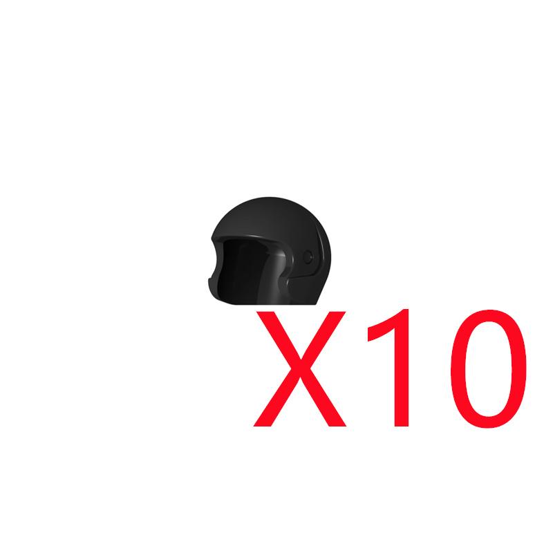 Building Blocks Accessories Military Figure Fireman Pilot Football Player Helmet Navy Cowboy Hat Oxygen Bottle Brick Toy K060