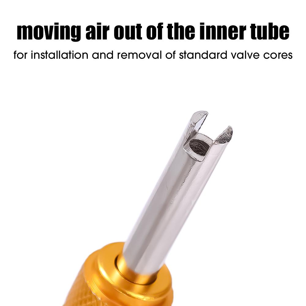 Universal Tire Valve Core Stems Remover Screwdriver Auto Truck Bicycle Wheel Repair Tool Dual Use Tire Remover Car Accessories