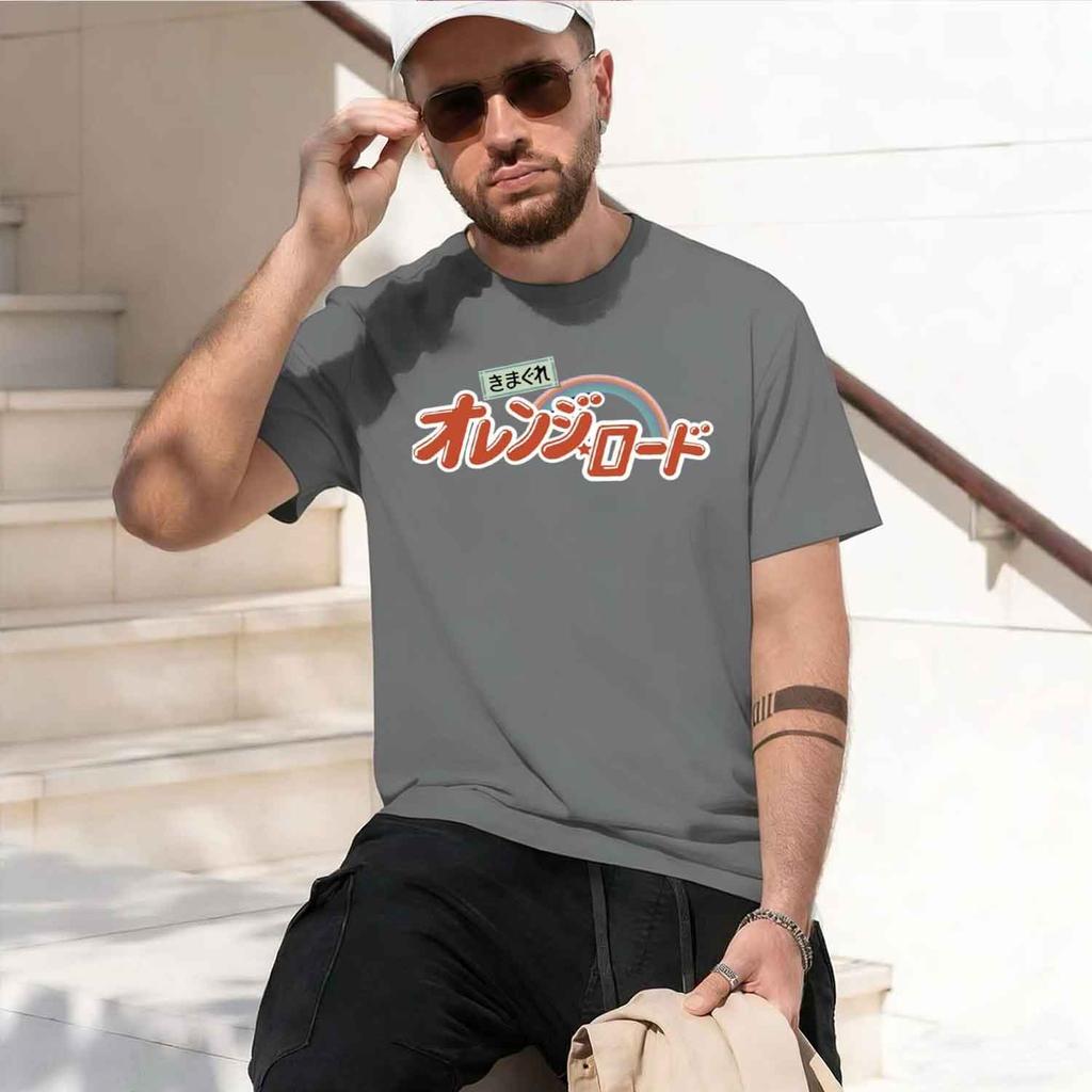 Kimagure Orange Road Tshirt Kawaii Clothes Qukying Unisex Out Shirt 2026 New Model Shortsleeve Crewneck Tshirt Classic Casual M