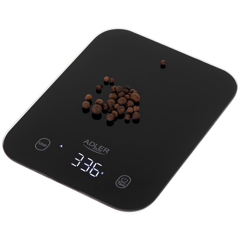 Adler Kitchen Scale | AD 3181b | 1g Scale | Display Type: LED | Black