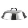Silver Stainless Steel Pan Cover for Cooking Reliable Pot Lid