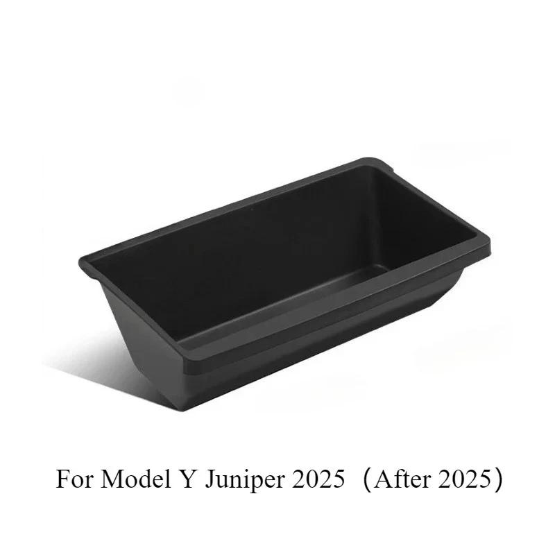 TPE Underseat Storage Box Organizer for Tesla New Model Y Juniper 2025 2026 Front Section Hidden Storage Organizer Accessories