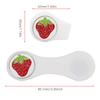 Silicone Compact Golf Ball Marker Fruit Pattern Hat Clip Cap Clamp Accessory Supplies