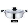 ZISIZ Thickened Stainless Steel Hot Pot