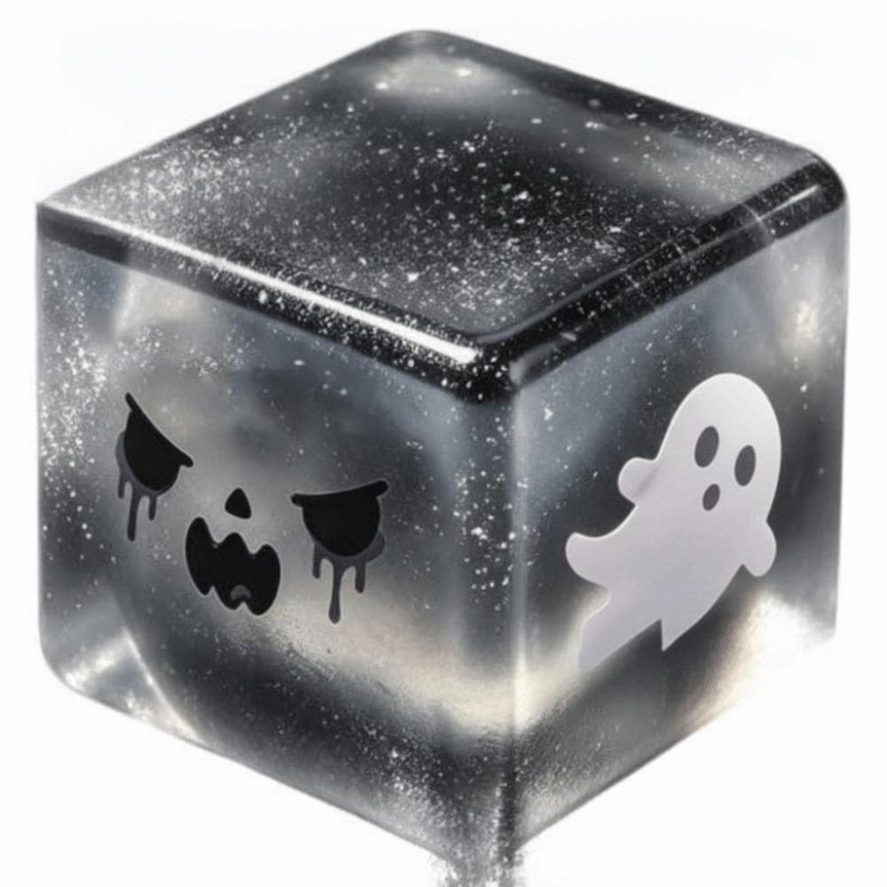 Spooky Design Fidget Toy Slow Rebound Stress Relief Toy Fidget Squishy Cube Halloween