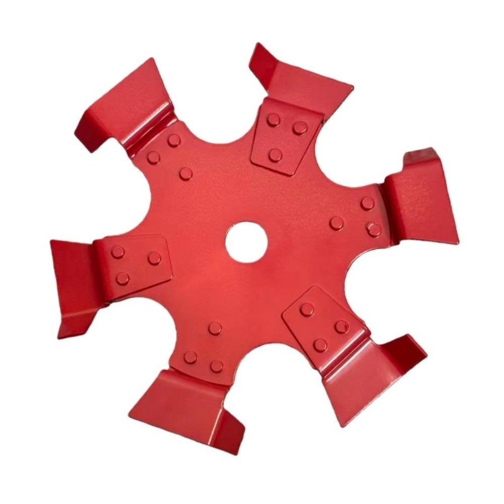 Six-Arm Star Trenching Wheel 3-in-1 Brush Cutter Head New Weeding Wheel Small Tiller Accessory