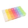 Boite rangement diamond painting 28 cases couleurs 17,5 cm