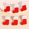 Family Brooch Lapel Pin Christmas Sock New Year for Parties and Weddings