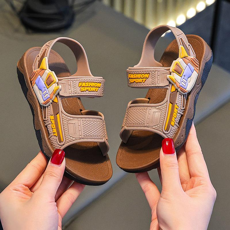2026New Summer Children's Mech Sandals Soft-soled non-slip boys' baby sports beach shoes Direct Supply