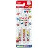 Skater Toothbrushes for Preschoolers, Ages 3-5, Soft Clear, 3-Piece Set, Tomica TBCR5T
