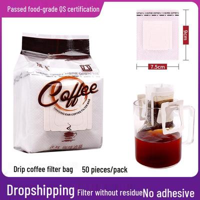 Intention Coffee Drip Bags - 50 Premium Food-Grade Hand-Pour Coffee Filters