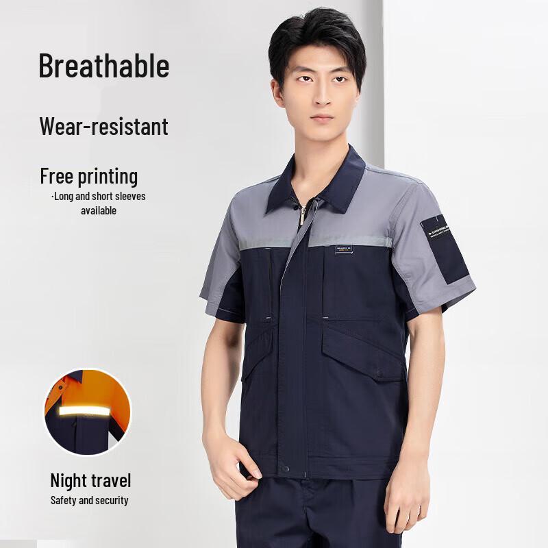 QIANYIYANG Men s Durable Work Uniform Set 4XL